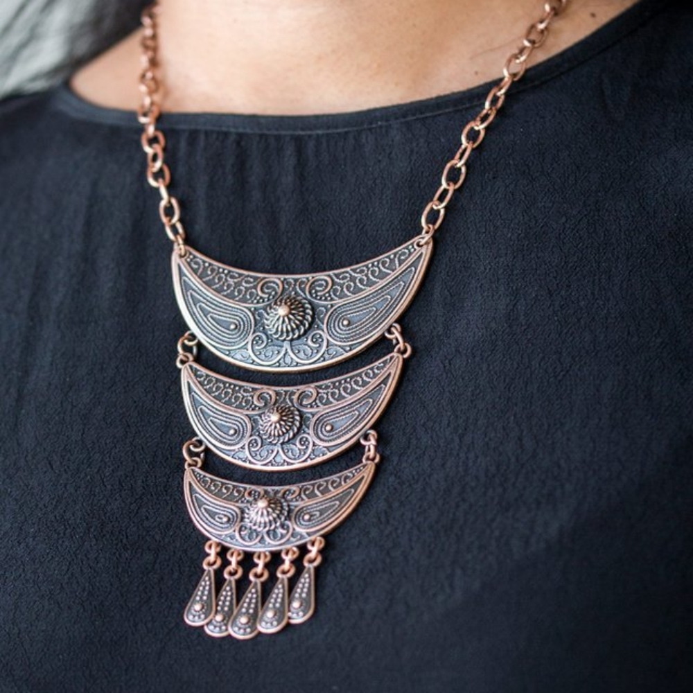 Paparazzi Go Steer Crazy Necklace/Earrings Set